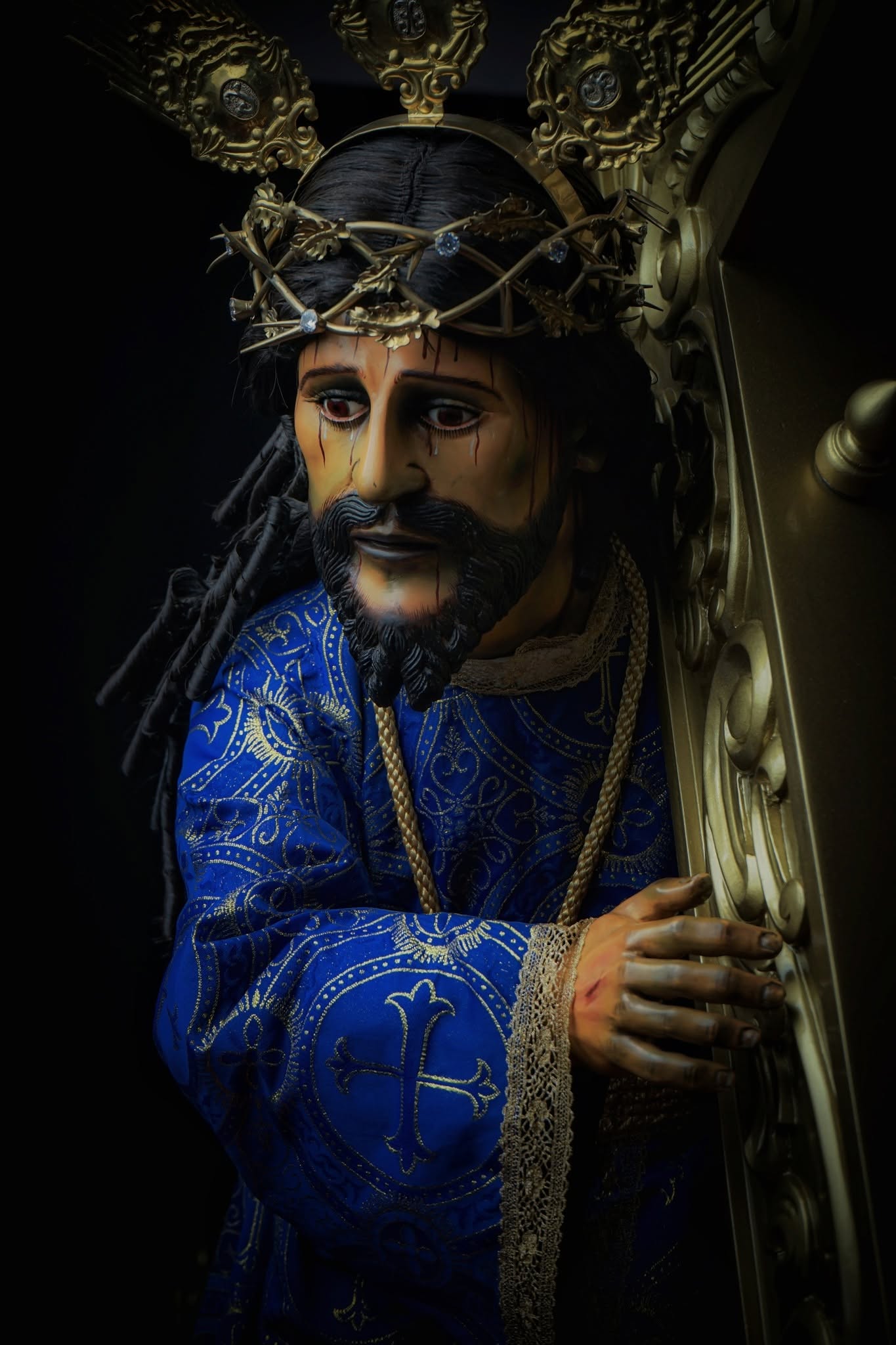 Logo de Hermandad de La Venerada Imagen de Jesús Nazareno de la Esperanza y Santísima Virgen de Dolores, Ermita de Santa Lucia, Antigua G.